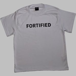 Classic Tee White Wide Print