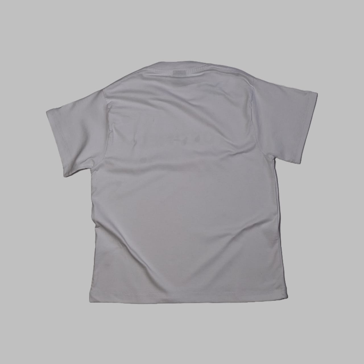 Classic Tee White Wide Print - Image 3